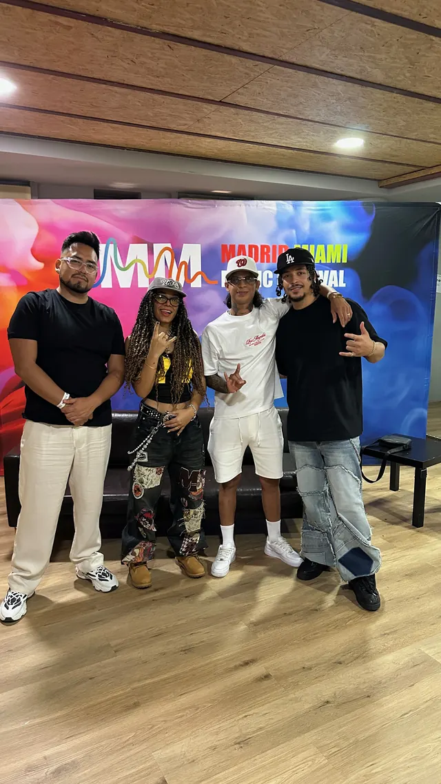 Macuto con La Gabi y dos artistas en el Madrid Miami Music Festival