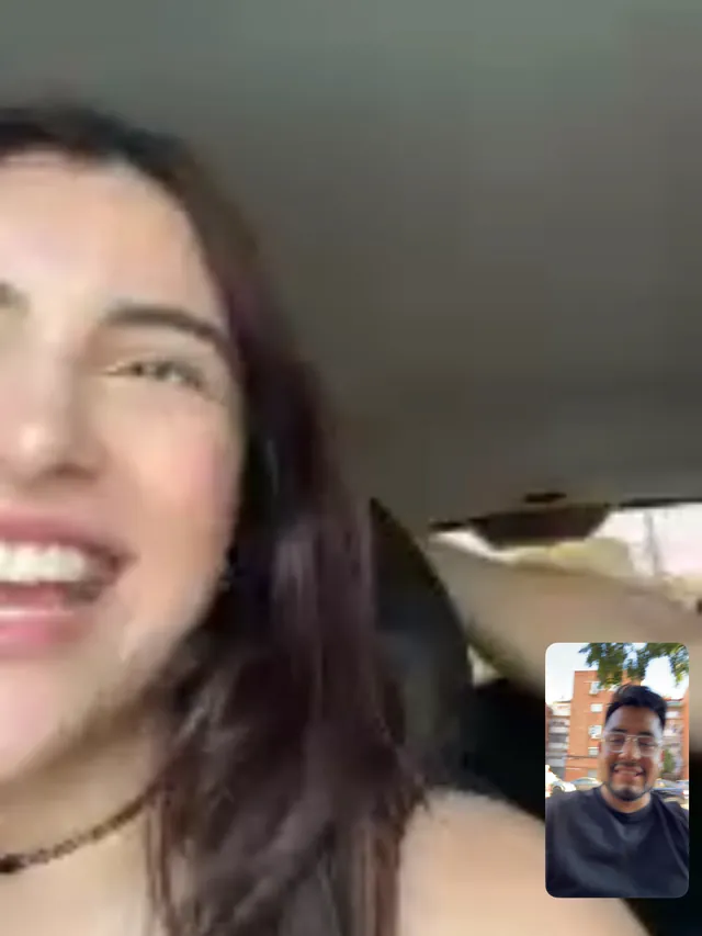 Macuto en videollamada con Briella